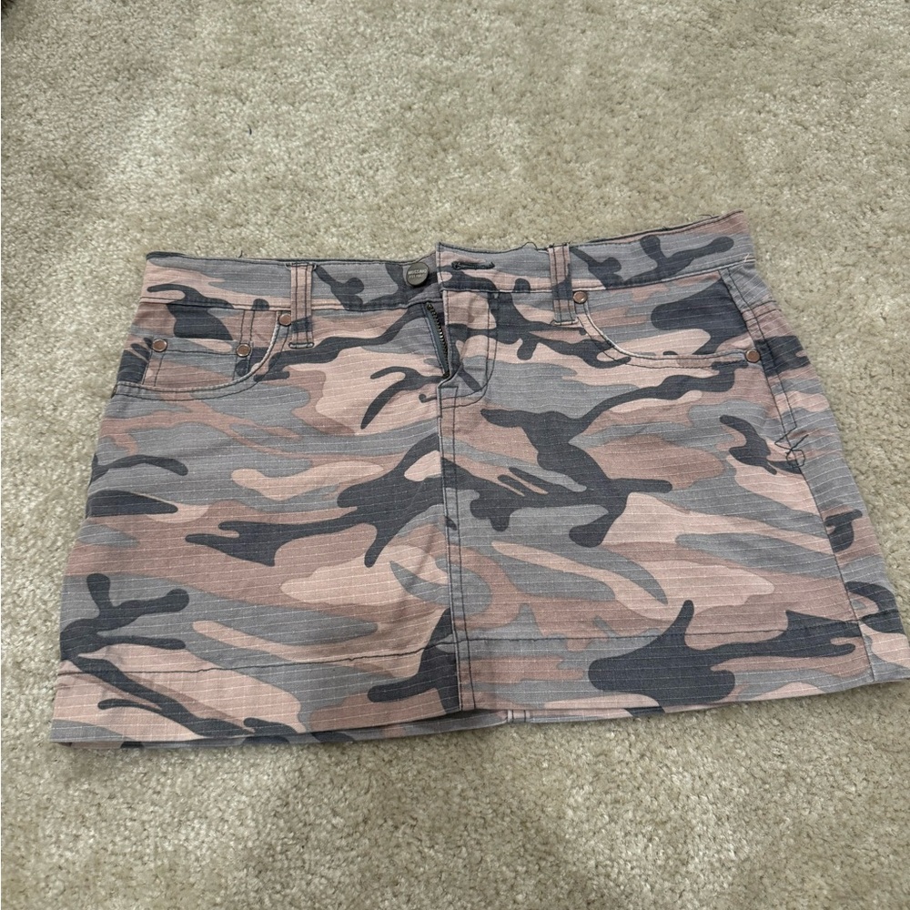 Camouflage Mini Skirt